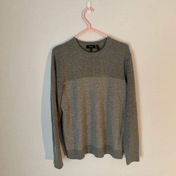 Theory Two Tone Grey Sweater - Picture 4 of 5